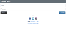 Tablet Screenshot of electricseas.org